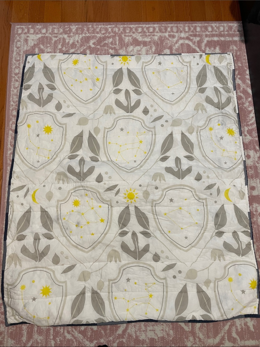 GUC - Crate & Barrel Land of Nod Crib Baby blanket